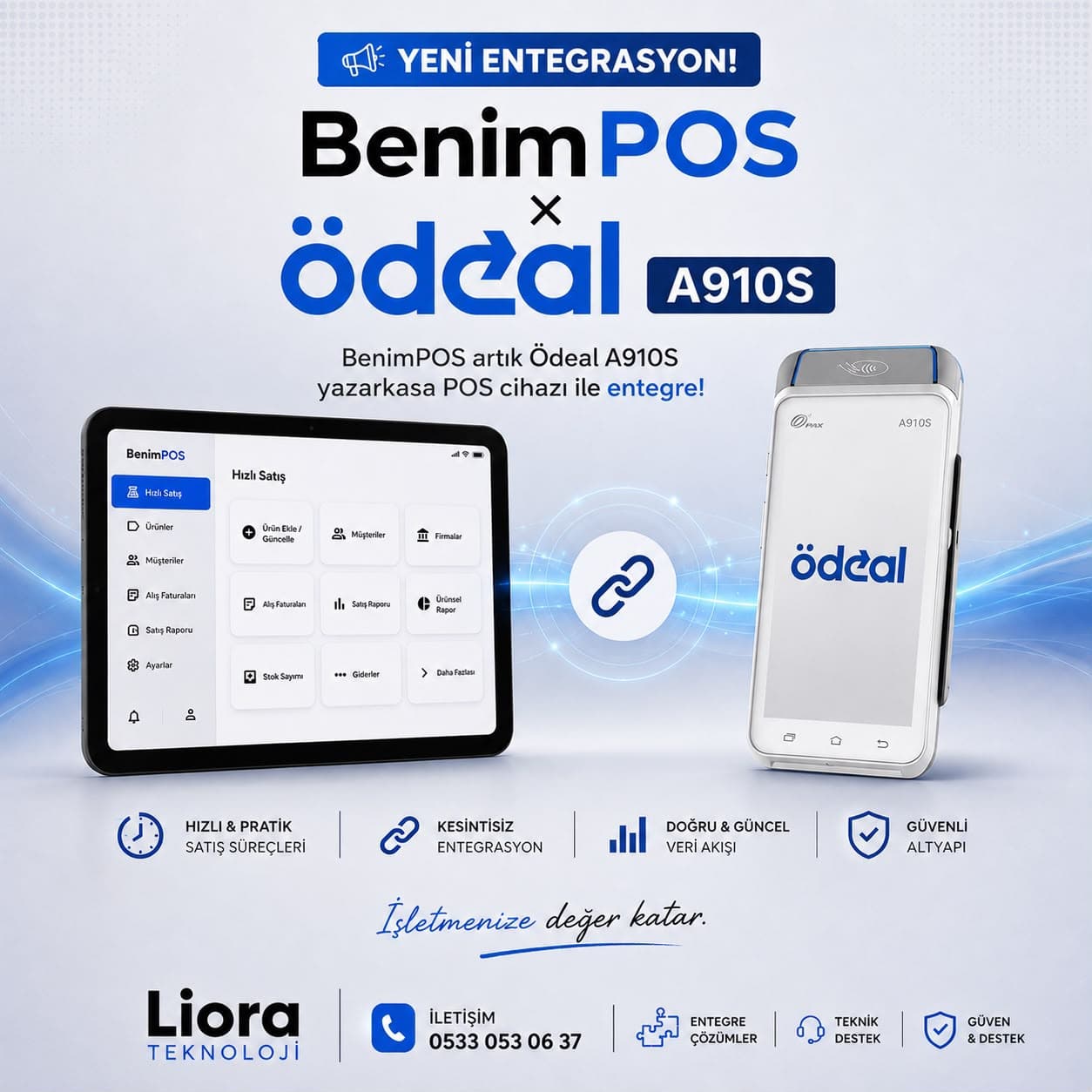 BenimPos Ödeal Pax A910S Entegrasyon TAMAM