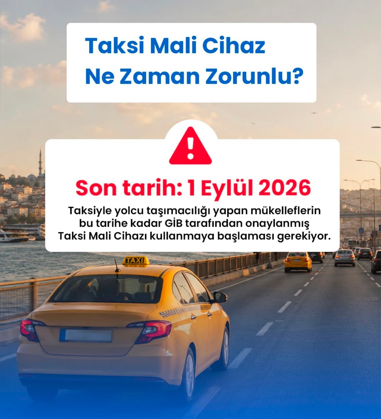 Taksi Mali Cihaz Kullanma Zorunluluğu